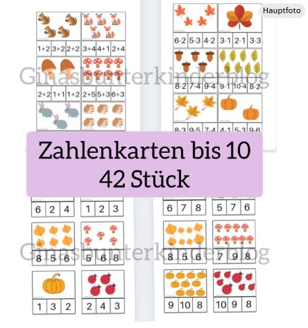 Erstes Rechnen im Zahlenraum bis 10