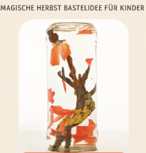 Herbstglas basteln