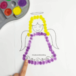 Fingerstempeln Weihnachtszeit