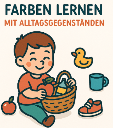 Farben lernen mit Alltagsgegenständen