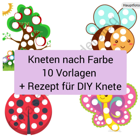 Kneten nach Farben
