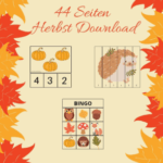 Lernspielheft Herbst