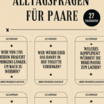 Lustige Alltagsfragen für Paare