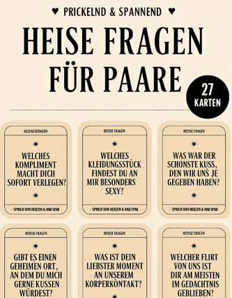 Heiße Fragen für Paare