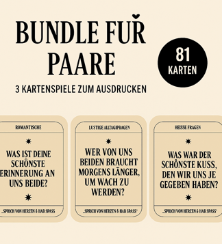 3 Kartenspiele für Paare