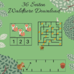 Lernspielheft Waldtiere