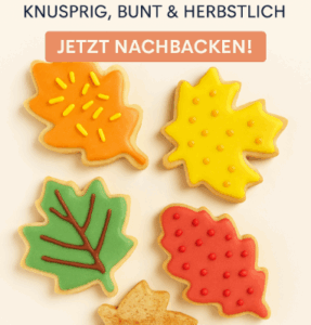 Plätzchen in Blattform backen – knusprig, duftend & herbstlich