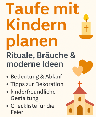 Taufe mit Kindern planen – Rituale, Bräuche & moderne Ideen