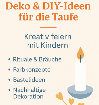 Taufe Deko Ideen – Kreativ feiern mit Kindern