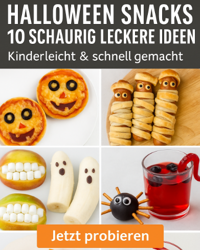 Halloween Snacks – 10 einfache Last-Minute-Snack Ideen für Kinder