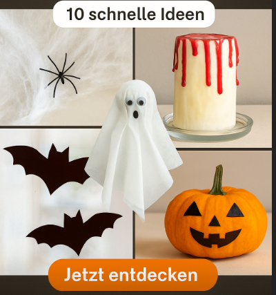 Halloween-Deko in 5 Minuten – 10 schnelle Ideen für Familien