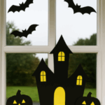 Halloween-Deko: Fenstersilhouetten