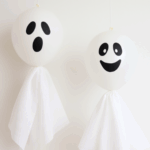 Halloween-Deko: Ballon-Geister