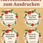 Rätsel-Adventskalender für Kinder – 30 lustige Rätsel zum Ausdrucken