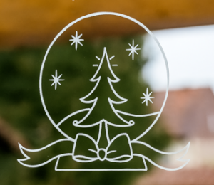 Fensterbilder Weihnachten – 30 Vorlagen für Kreidemarker & kreative Projekte