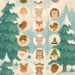 Bilder Adventskalender Winterwald