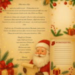 Weihnachtsmann-Brief lobend