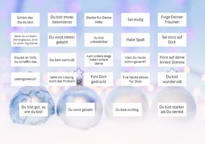 Rubbel-Adventskalender – zum selbstbeschriften zum Download