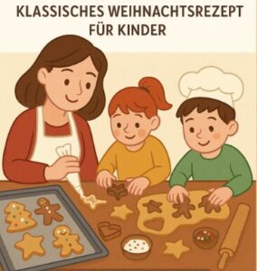 Ausstechplätzchen backen – klassisches Weihnachtsrezept mit Kindern