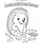 Ausmalbilder Igel Fridolin