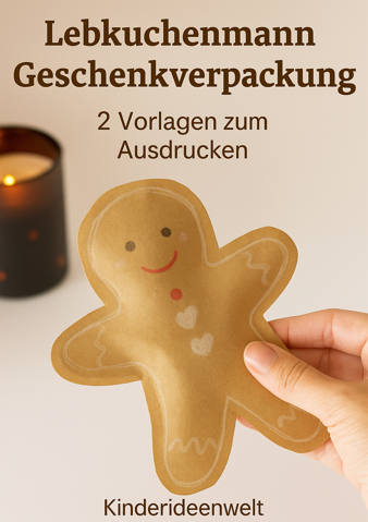 Lebkuchenmann Geschenkverpackung