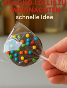 Schoko Lollis selber machen